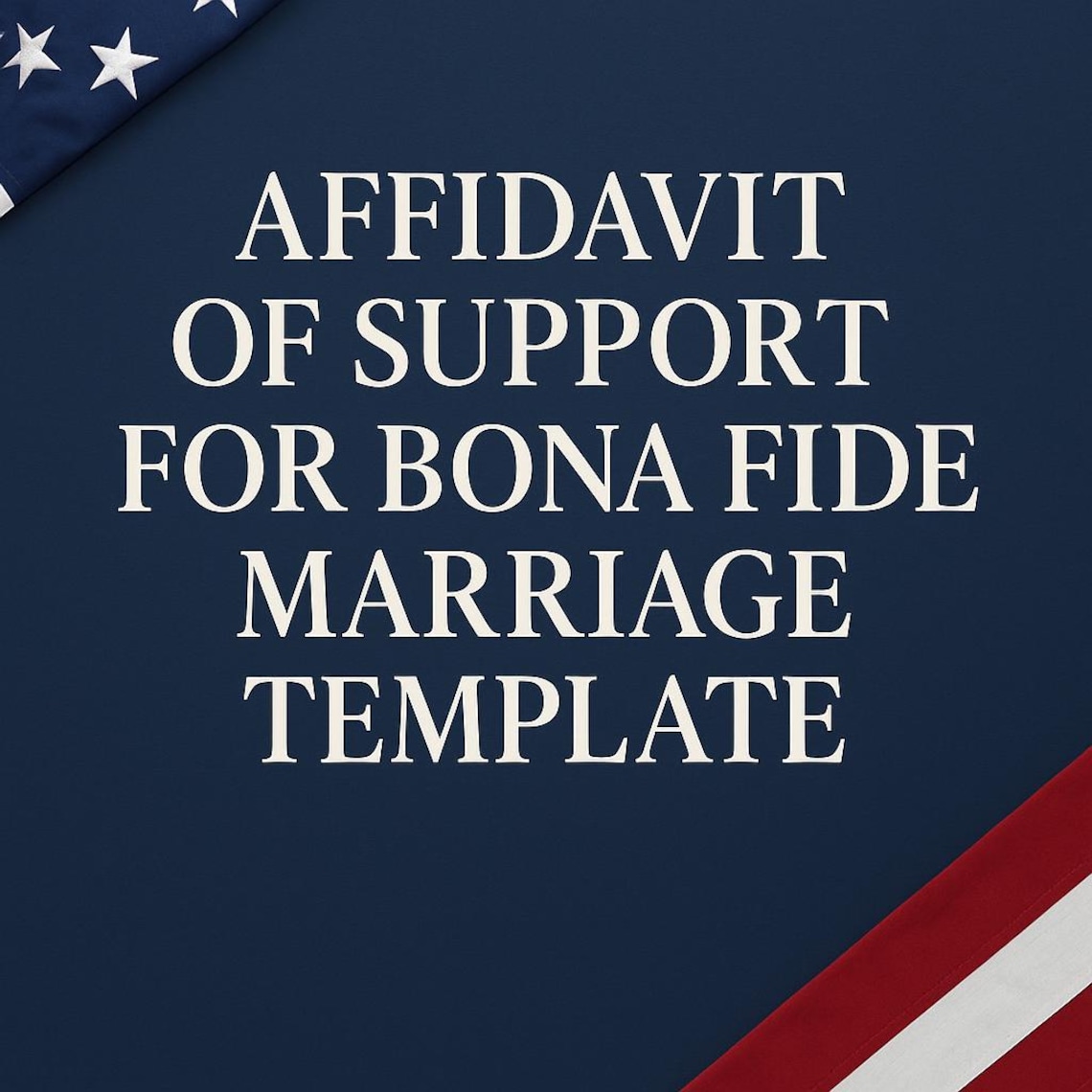 Affidavit of Support From Family/friends Template USCIS I130 I751