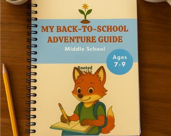 Middle School Success Guide: Life Skills Workbook for Ages 10-13 (Digital Download)