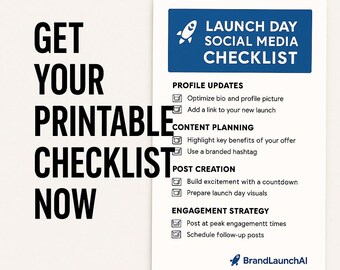 Launch Day Social Media Checklist – Make Your Launch Unforgettable