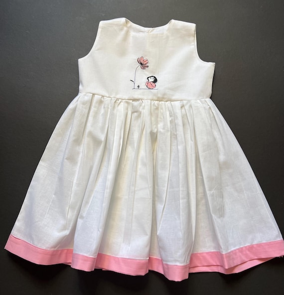 white cotton dress 2t Girls' Dresses White Girls Dress Back to School Toddler Girls Cotton Summer  Ruffle Sleeve Tulle Dresses 3-8 Years Flower Girl Dress Toddler