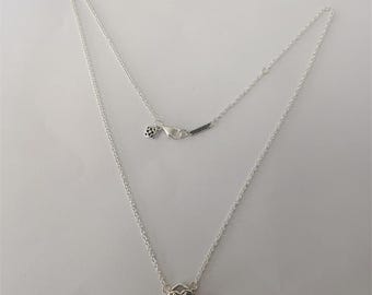 PANDORA Schmuck Damen-Halskette Rosenblüte