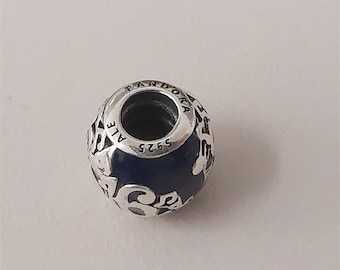 park ''2016 edition'  suede pouch pandora charm