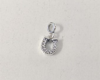 Pandora Me Pave Lucky Pave Horseshoe Charm S925 ALE Luck Congrats