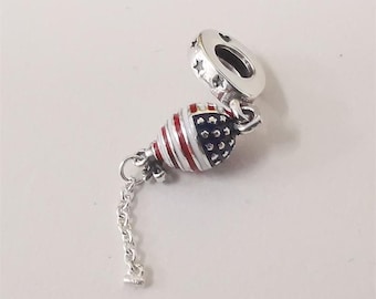 pandora 4 juli ballonbedel sterren, strepen en strik