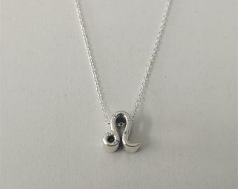 Pandora Sparkling Leo Zodiac Silver Necklace