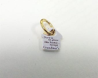 charm sterling silver pandora two-tone grandma's house dangle