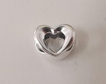 s925 pandora stralende open hart bedel