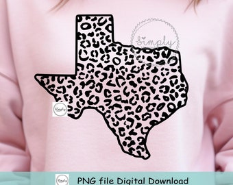 Texas leopard svg, png file, Sublimation Download, Texas Png, design download, Texas Clipart, Leopard Texas Sublimation, Texas Leopard SVG