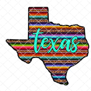 Texas png, Texas sublimation design download, leopard Texas serape png, Instant Download, Texas Clipart, Texas turquoise