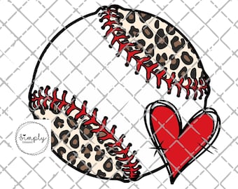 Baseball png, Baseball sublimation Digital Download, leopard Baseball png, sublimation design, png for sublimation, Baseball leopard png