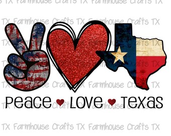 Free Free 312 Peace Love Texas Svg SVG PNG EPS DXF File