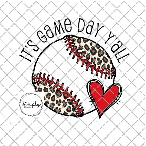 Baseball game day sublimation Digital Download, leopard Baseball png, sublimation design, Take me out to the ballgame png, Baseball png