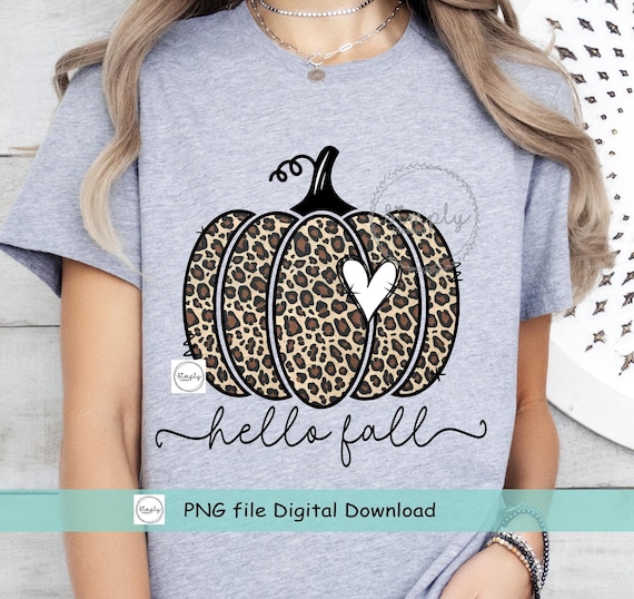 Pumpkin leopard png, Hello Fall leopard pumpkin sublimation design download, Fall png, Love Fall PNG, Pumpkin png, Fall sublimate design