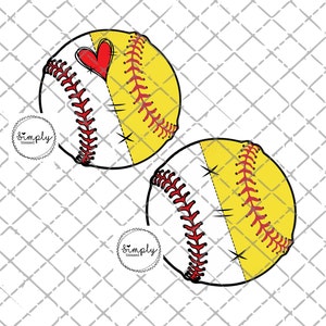 Baseball Softball png, Love Baseball Softball sublimation Digital Download, Baseball png, Softball png