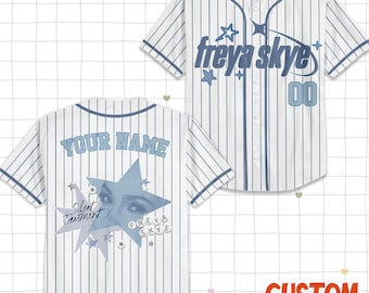 Personalized Freya Skye Silent Treatment Baseball Jersey, Custom Stars Align Tour 2026 Festival Jersey for Kid Youth Adult