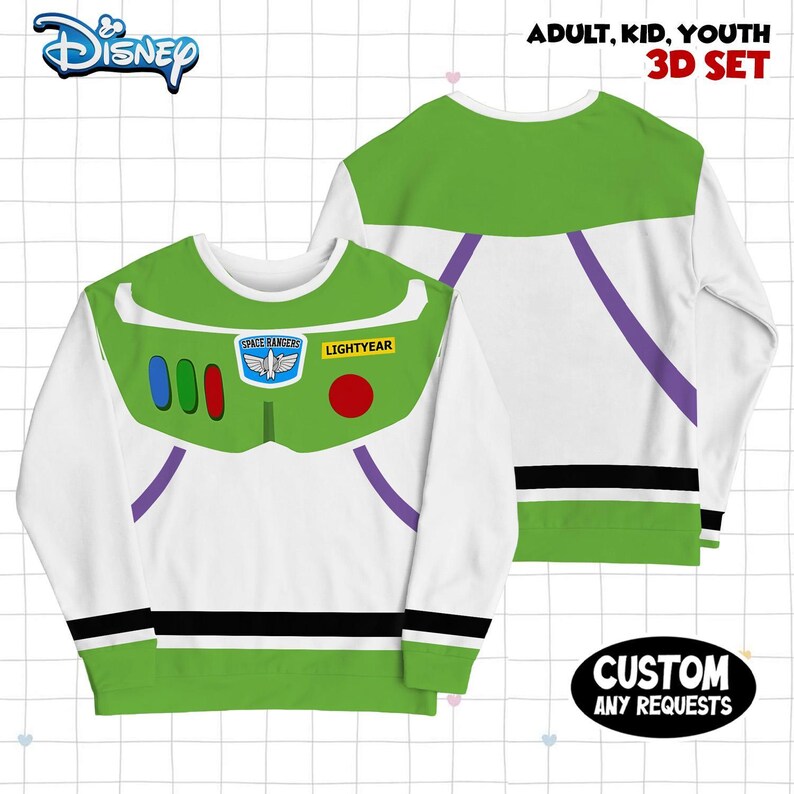 Buzz Lightyear Astronaut Halloween 3D Shirt, Halloween Costume For Kids, Space Toy Story Cosplay Costume Tee, You've Got A Friend In Me Tee image 4
