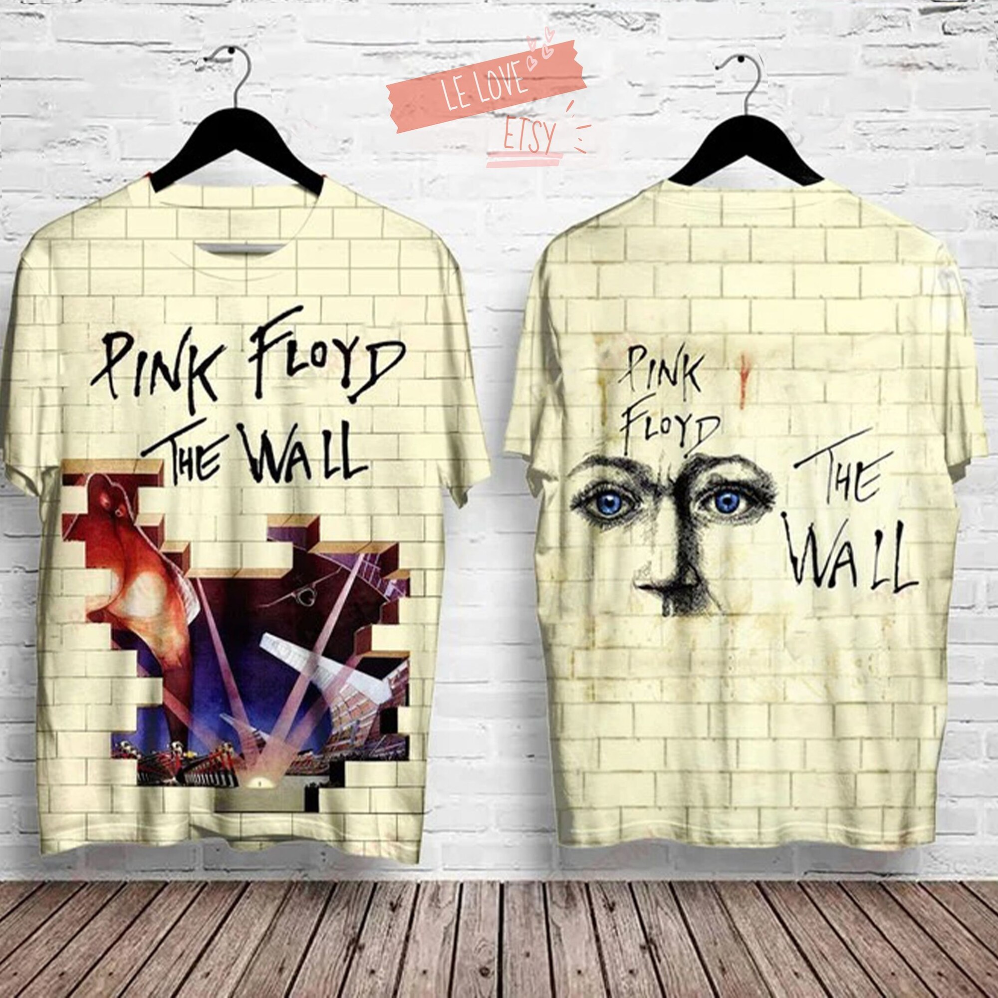 Pink Floyd The Wall Shirt 3D, Rock Band Shirt 3D
