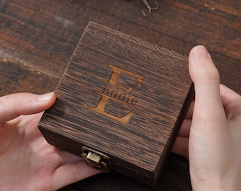 Custom Fishing Lure Gift Set with Personalized Wood Box – Engraved Lure, Great Gift for Fisherman, Dad, Husband, Boyfriend, Outdoor Lovers