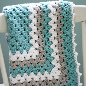 Daisy Cottage Designs Granny Square Blanket Crochet Pattern, Granny Square Crochet Pattern, Easy Crochet Pattern