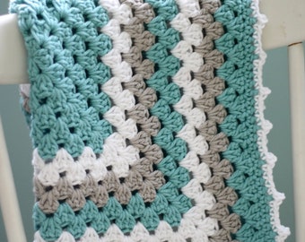 Daisy Cottage Designs Granny Square Blanket Crochet Pattern, Granny Square Crochet Pattern, Easy Crochet Pattern