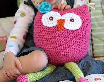 Easy Owl Amigurumi Pattern, Crochet Owl Toy Pattern, Crochet Owl Pattern, Simple Crochet Pattern, Daisy Cottage Designs Crochet Pattern