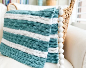 Two Color Blanket Crochet Pattern, Beginner-friendly Crochet