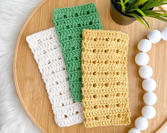 Crochet Washcloth Pattern, Crochet Dishcloth Pattern, Easy Crochet, Kitchen Crochet, Crochet Cloth, Spa Crochet, Filet Crochet