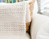 Crochet Throw Blanket Pattern, Baby Blanket Crochet Pattern, Simple Pattern for Crochet Blanket, Cobblestone Pathways Blanket Pattern