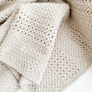 Crochet Throw Blanket Pattern, Baby Blanket Crochet Pattern, Simple Pattern for Crochet Blanket, Cobblestone Pathways Blanket Pattern image 3