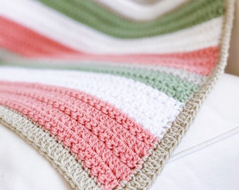 Quick and Easy Crochet Pattern, Easy Crochet Blanket Pattern, Easy Crochet Blanket for Beginners, Crochet Blanket Tutorial
