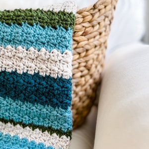 Modern Crochet Blanket Pattern, Quick and Easy Crochet Pattern, Easy Crochet Pattern, Easy Crochet Blanket Beginners, Crochet Tutorial image 10