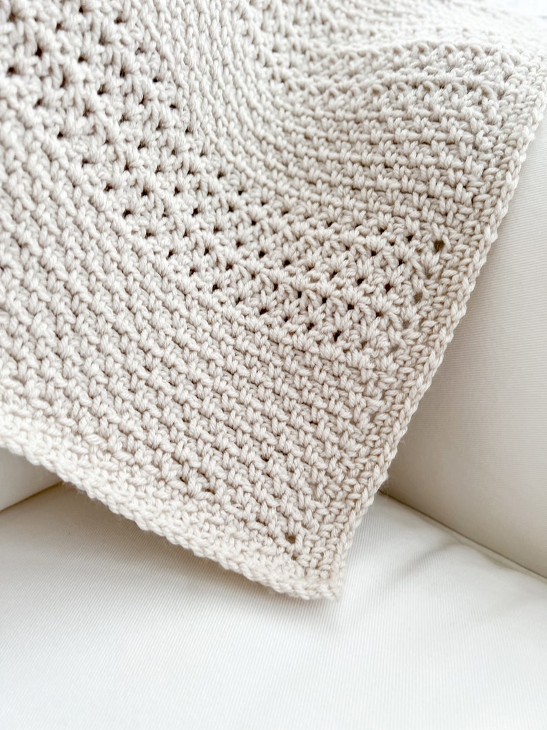 Crochet Throw Blanket Pattern, Baby Blanket Crochet Pattern, Simple Pattern for Crochet Blanket, Cobblestone Pathways Blanket Pattern image 7