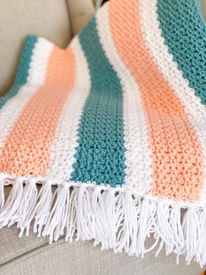 V Stitch Crochet Blanket Pattern