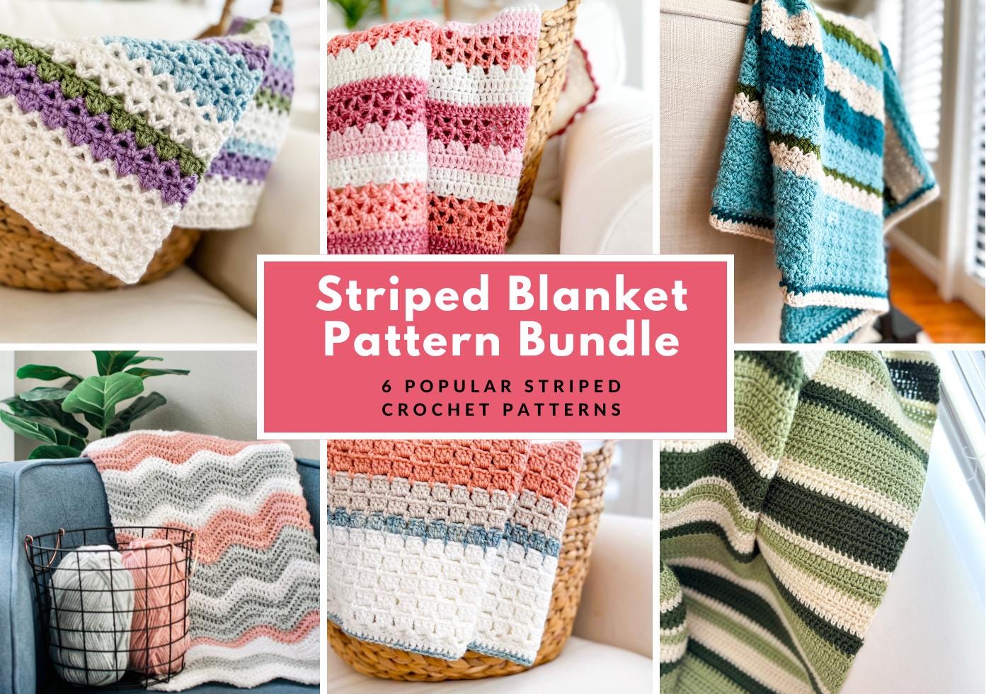 6 Crochet Blanket Patterns