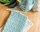 Crochet Dishcloth Pattern, Easy Crochet Pattern, Modern Crochet Pattern, Crochet Tutorial, Crochet Pattern PDF