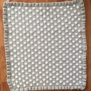 Daisy Cottage Designs Crochet Baby Blanket Pattern, Polka Dot Blanket Pattern, Easy Crochet Pattern image 3