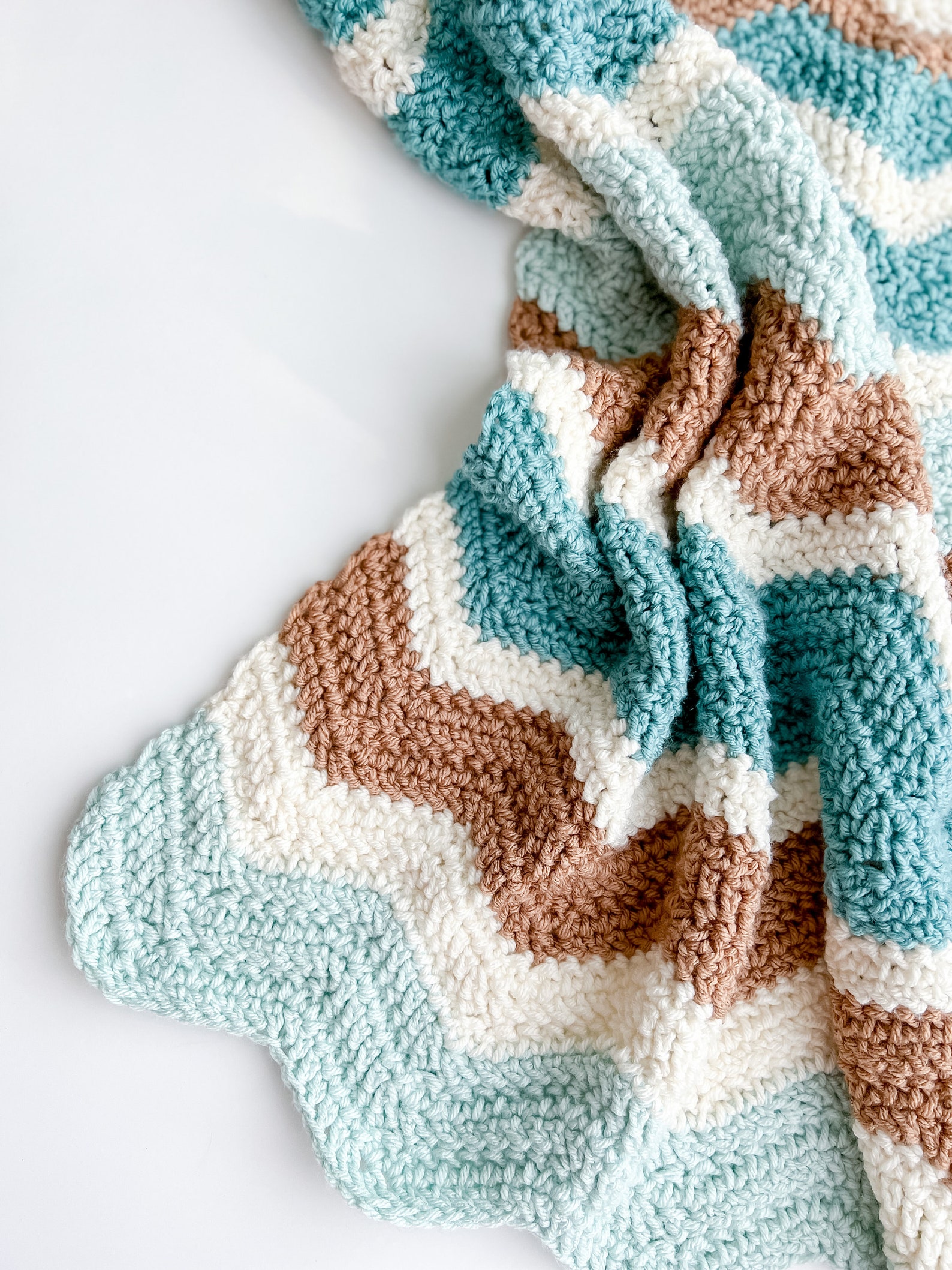 Zig Zag Crochet Blanket Pattern Chevron Crochet Blanket Etsy