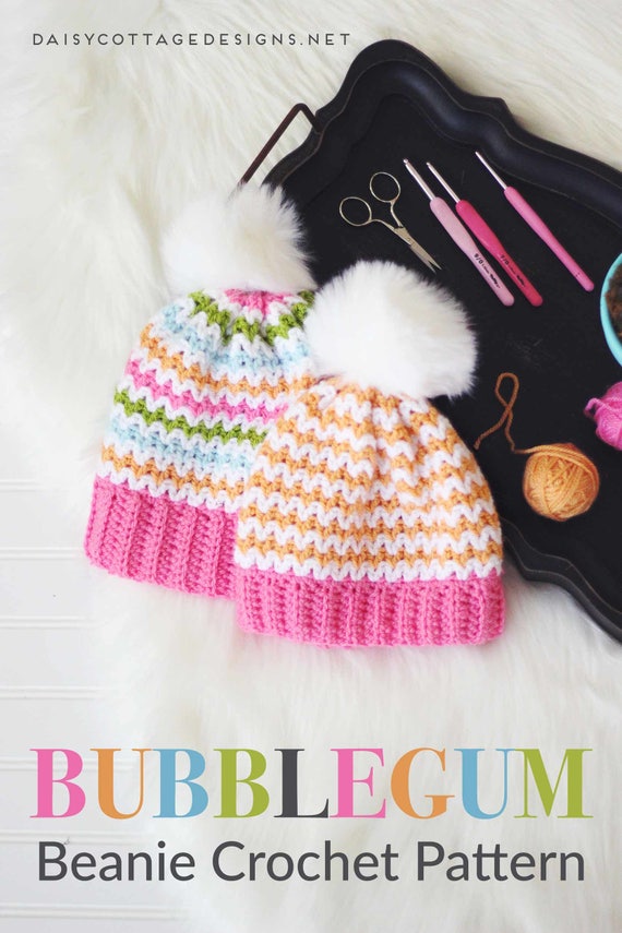 Bobble Beanie Crochet Pattern Bobble 