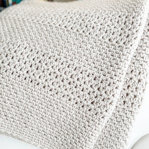 Crochet Throw Blanket Pattern, Baby Blanket Crochet Pattern, Simple Pattern for Crochet Blanket, Cobblestone Pathways Blanket Pattern image 2