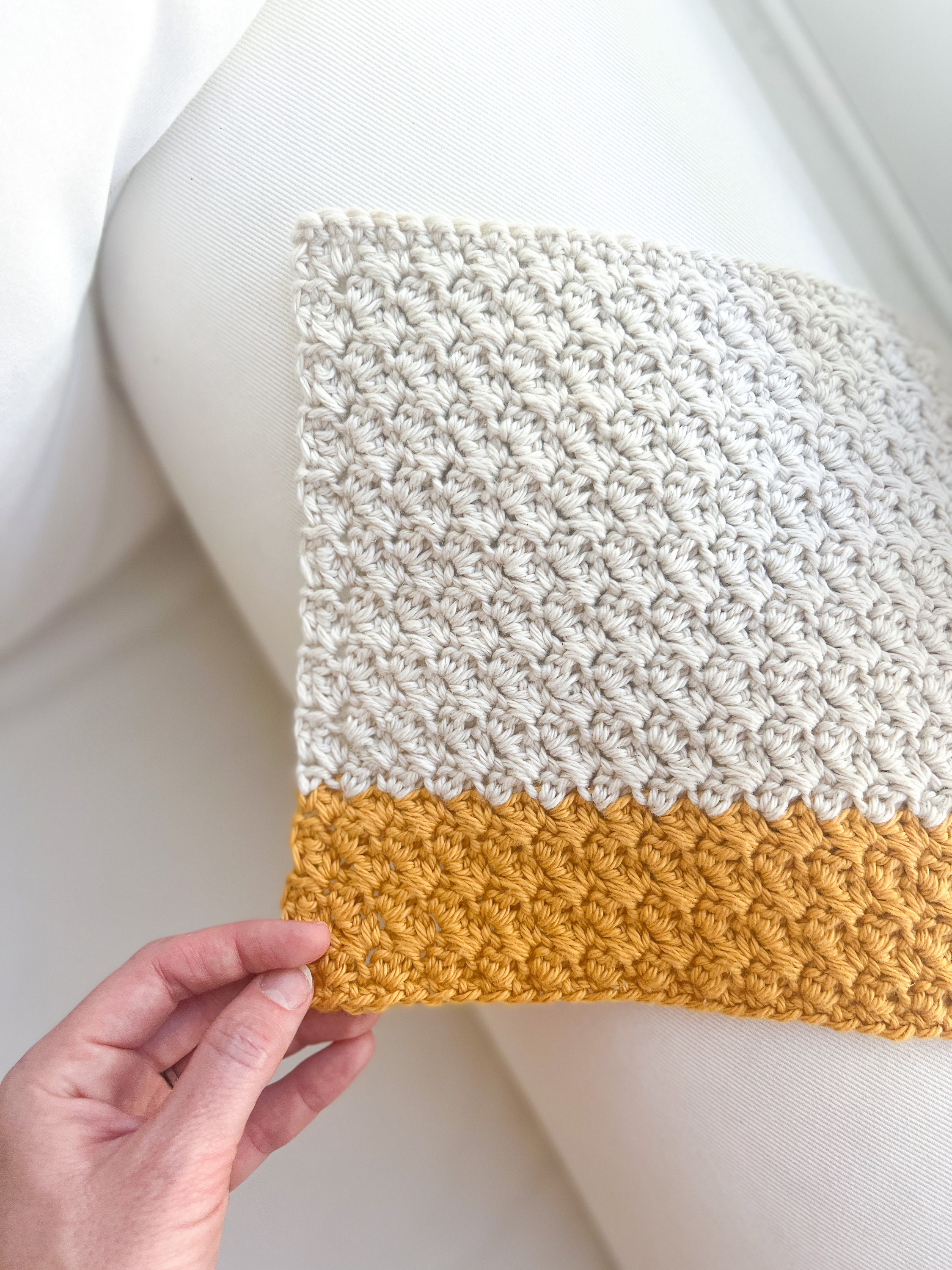 Easy Crochet Dishcloth Pattern Simple Crochet Dishcloth Etsy