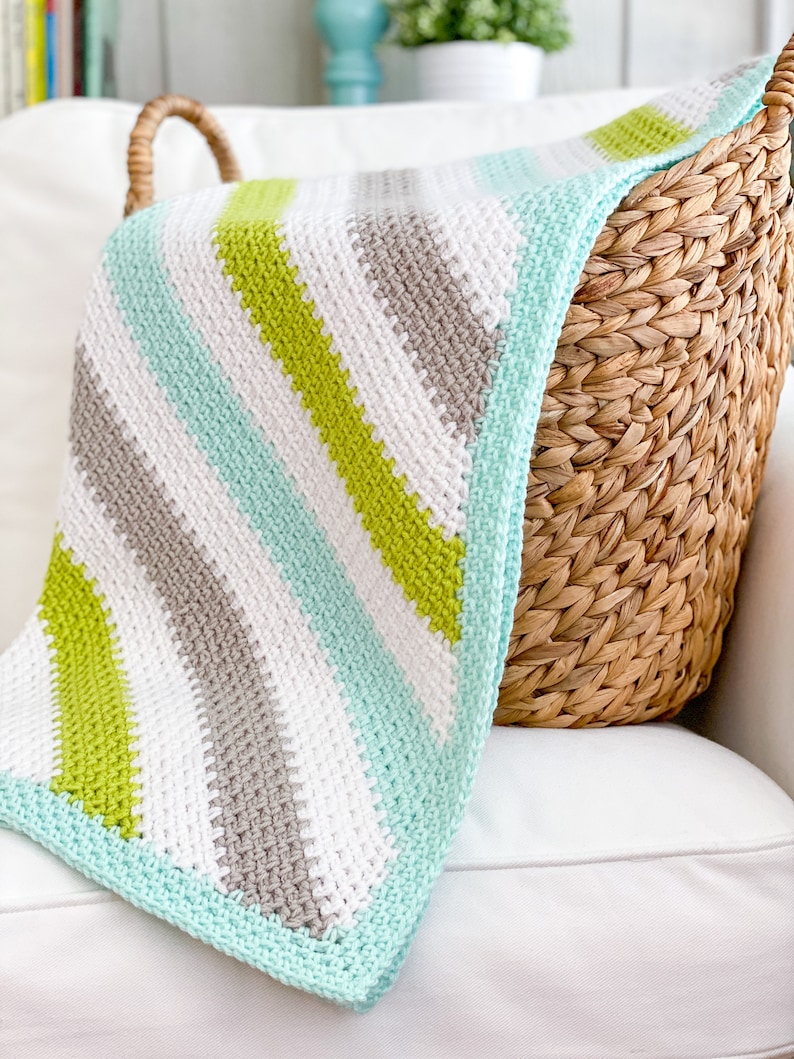 Corner to Corner Moss Stitch Crochet Pattern From Daisy Etsy Israel