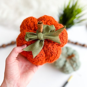 Farmhouse Pumpkin Crochet Pattern, Easy, Quick, Fall Pattern, Crochet Pumpkin Pattern image 7