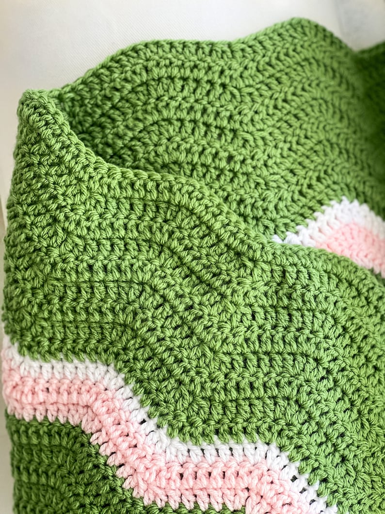 Quick and Easy Crochet Blanket Crochet Blanket Tutorial Etsy