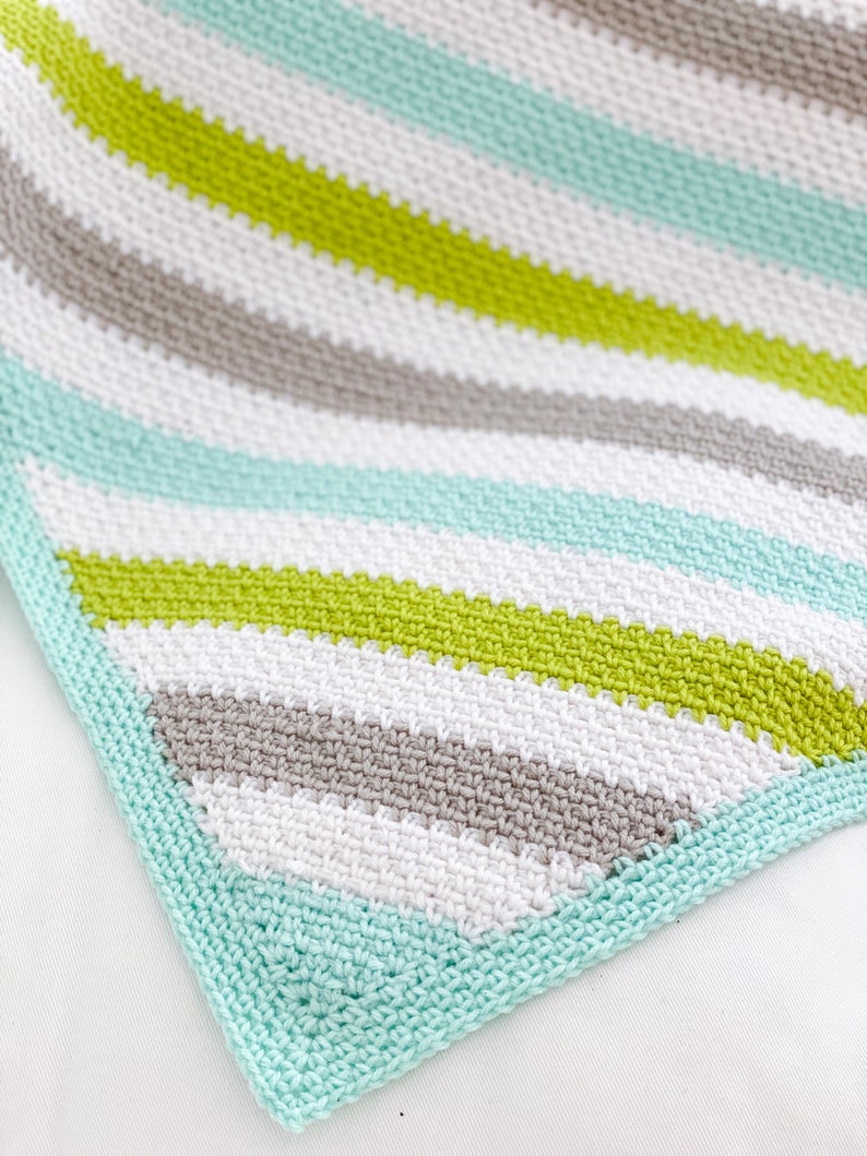 Corner to Corner Moss Stitch Crochet Pattern From Daisy Etsy Israel