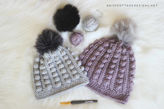 Bobble Beanie Crochet Pattern Bobble 