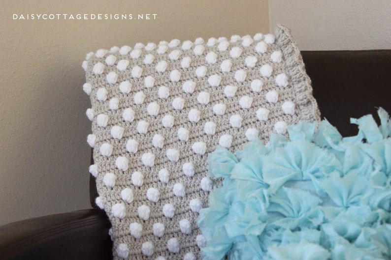 Daisy Cottage Designs Crochet Baby Blanket Pattern, Polka Dot Blanket Pattern, Easy Crochet Pattern image 1