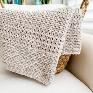 Crochet Throw Blanket Pattern, Baby Blanket Crochet Pattern, Simple Pattern for Crochet Blanket, Cobblestone Pathways Blanket Pattern image 10