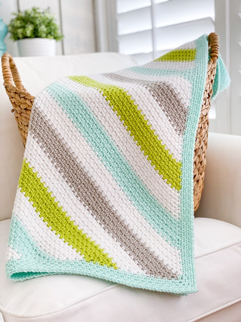 Corner to Corner Moss Stitch Crochet Pattern From Daisy Etsy Israel
