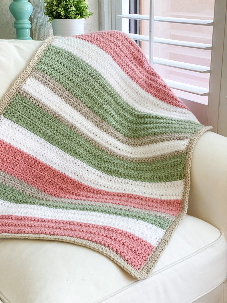 Quick and Easy Crochet Pattern, Easy Crochet Blanket Pattern, Easy Crochet Blanket for Beginners, Crochet Blanket Tutorial image 2