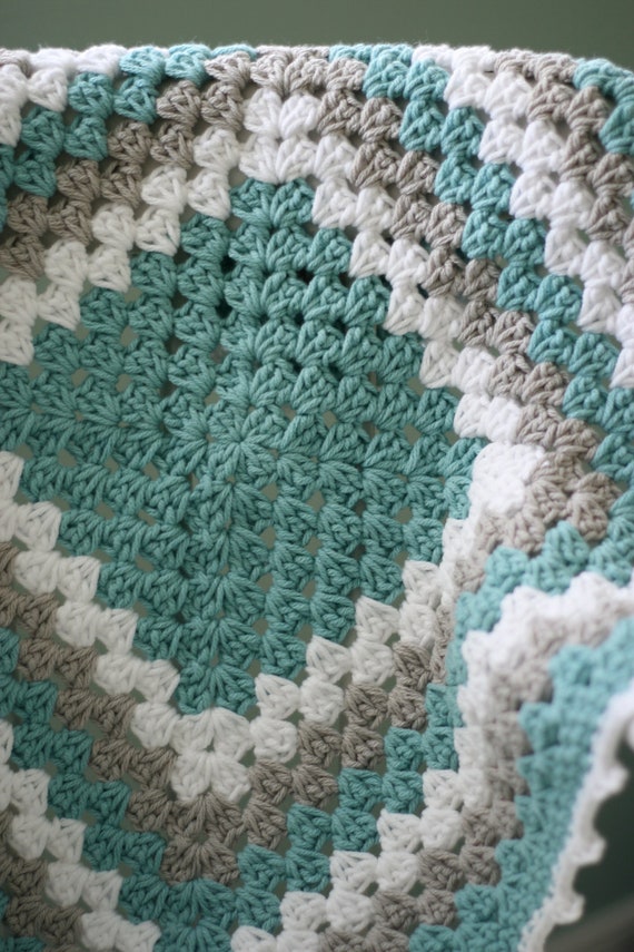 How to Crochet A Granny Square Blanket - Daisy Cottage Designs